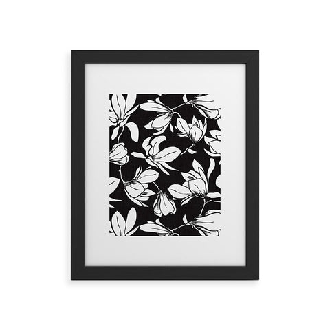 Heather Dutton Magnolia Garden Black Framed Art Print