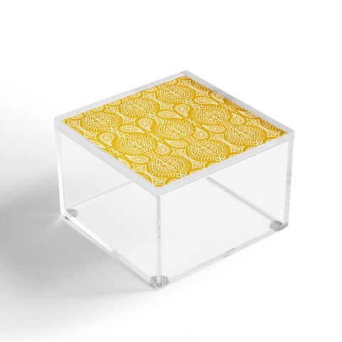 Heather Dutton Marrakech Goldenrod Acrylic Box