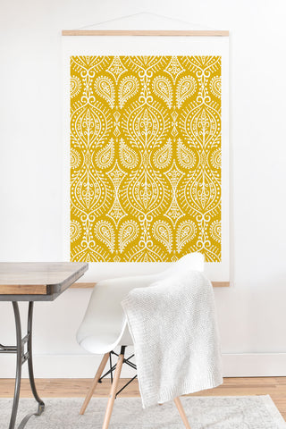 Heather Dutton Marrakech Goldenrod Art Print And Hanger