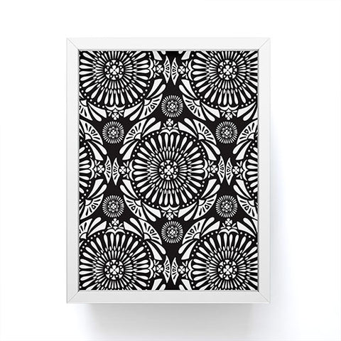 Heather Dutton Mystral Black and White Framed Mini Art Print