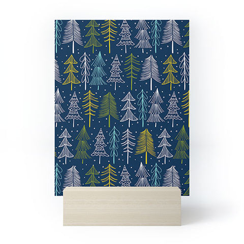 Heather Dutton Oh Christmas Tree Midnight Mini Art Print