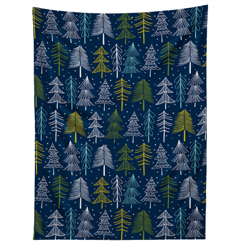 Heather Dutton Oh Christmas Tree Midnight Tapestry