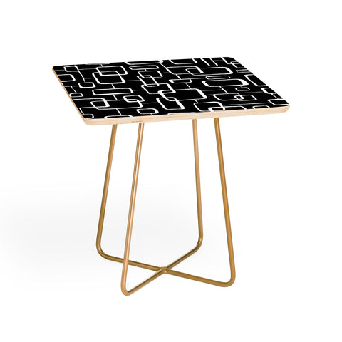 Heather Dutton On The Quad Black Side Table