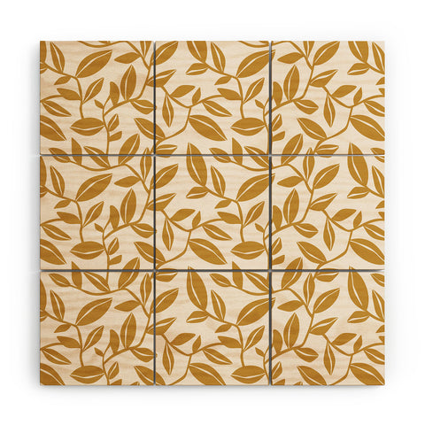 Heather Dutton Orchard Cream Goldenrod Wood Wall Mural