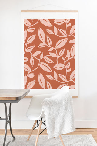 Heather Dutton Orchard Terra Cotta Blush Art Print And Hanger