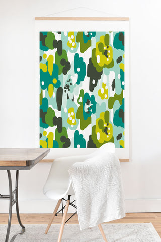 Heather Dutton Painted Camo Art Print And Hanger