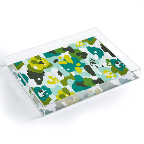 Heather Dutton Painted Camo Acrylic Tray