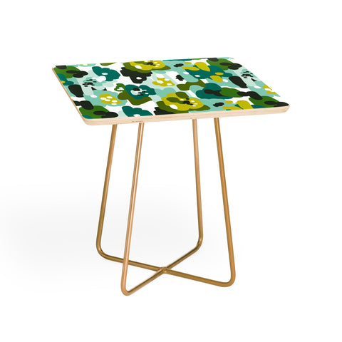 Heather Dutton Painted Camo Side Table