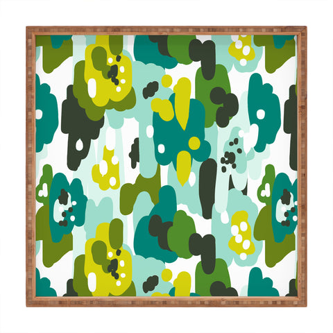 Heather Dutton Painted Camo Square Tray