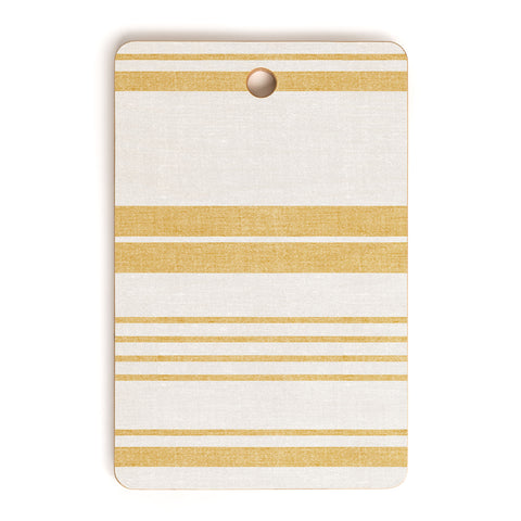 Heather Dutton Pathway Goldenrod Cutting Board Rectangle
