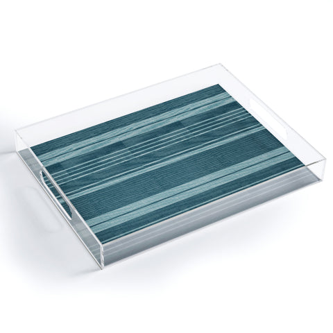 Heather Dutton Pathway Teal Acrylic Tray