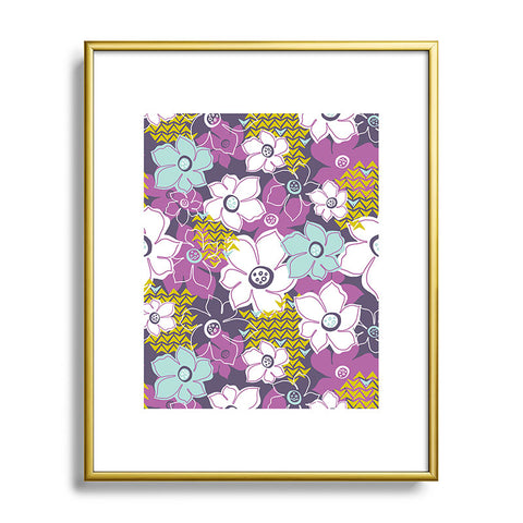 Heather Dutton Petals and Pods Orchid Metal Framed Art Print