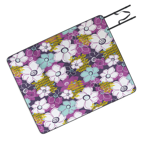 Heather Dutton Petals and Pods Orchid Picnic Blanket