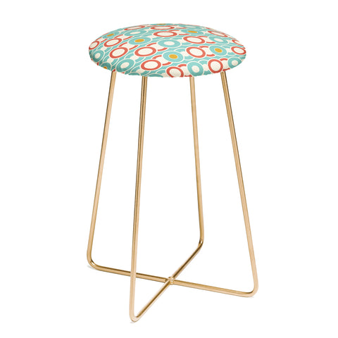 Heather Dutton Ring A Ding Counter Stool
