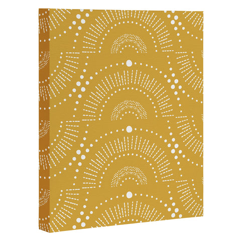 Heather Dutton Rise And Shine Yellow Art Canvas