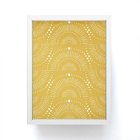 Heather Dutton Rise And Shine Yellow Framed Mini Art Print