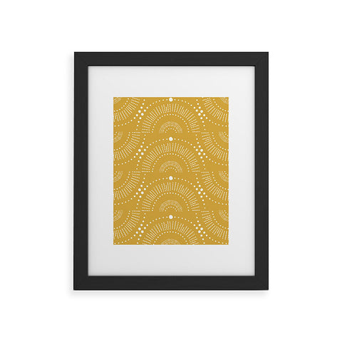 Heather Dutton Rise And Shine Yellow Framed Art Print