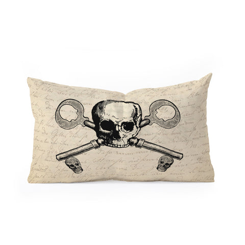 Heather Dutton Skeleton Key Oblong Throw Pillow