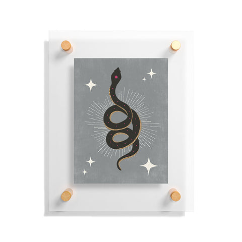 Heather Dutton Slither Gray Floating Acrylic Print
