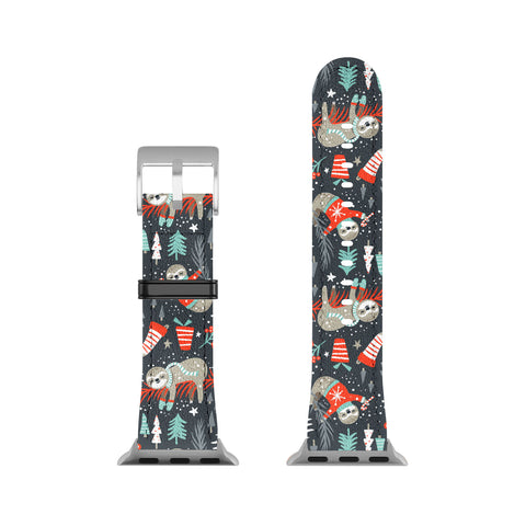 Heather Dutton Slothy Holidays Apple Watch Band