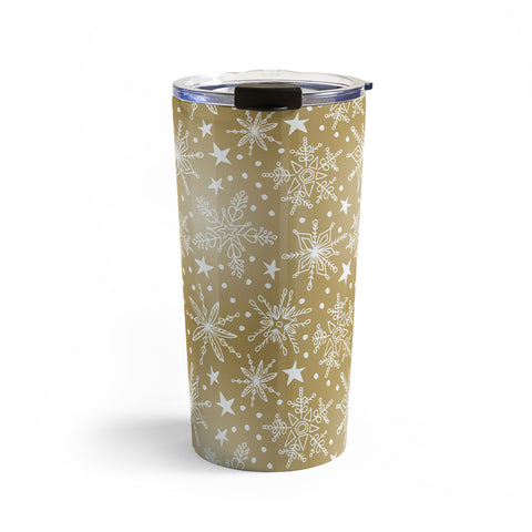 Heather Dutton Snow Squall Guilded Travel Mug