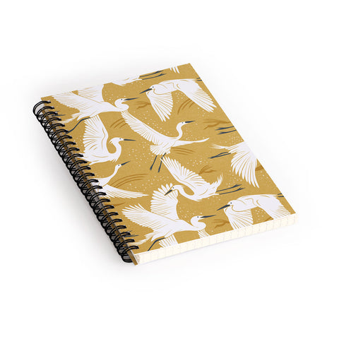 Heather Dutton Soaring Wings Goldenrod Yellow Spiral Notebook