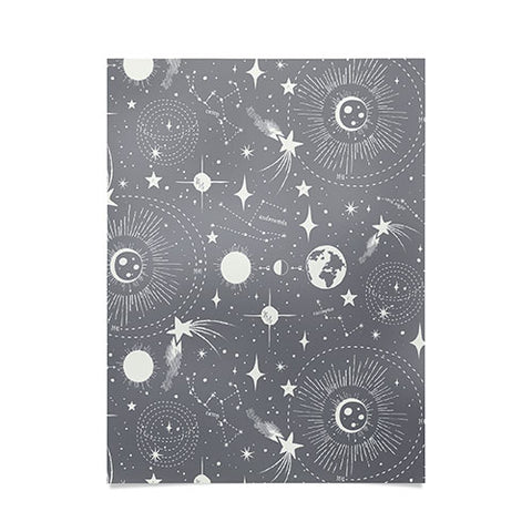 Heather Dutton Solar System Moondust Poster