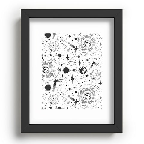 Heather Dutton Solar System White Recessed Framing Rectangle