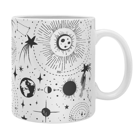 Heather Dutton Solar System White Coffee Mug