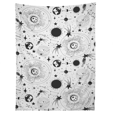 Heather Dutton Solar System White Tapestry