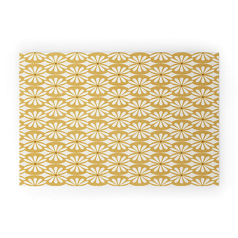 Heather Dutton Solstice Goldenrod Welcome Mat