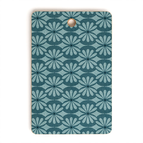 Heather Dutton Solstice Teal Cutting Board Rectangle