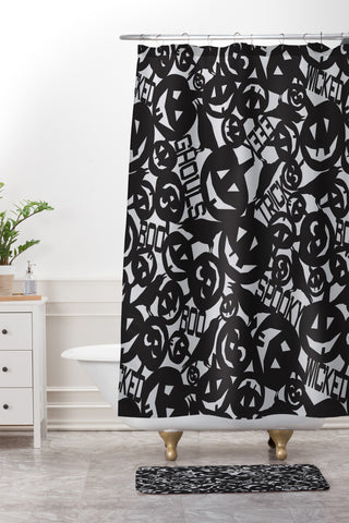 Heather Dutton Something Wicked This Way Comes Shower Curtain And Mat