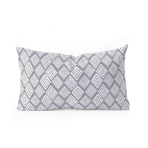 Heather Dutton Study in Gray Oblong Throw Pillow