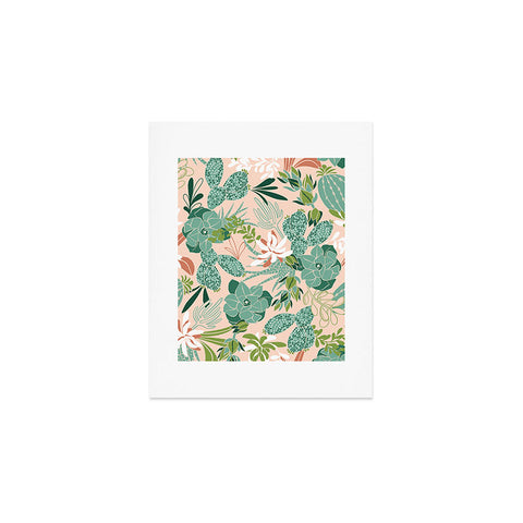 Heather Dutton Succulent Garden Blush Art Print