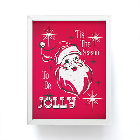 Heather Dutton Tis The Season Retro Santa Framed Mini Art Print