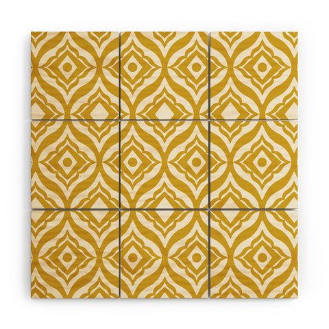 Heather Dutton Trevino Yellow Wood Wall Mural