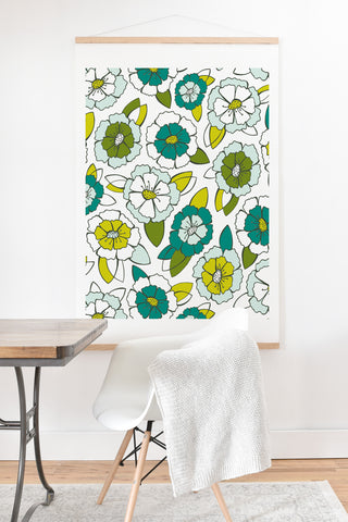 Heather Dutton Tropical Bloom Art Print And Hanger