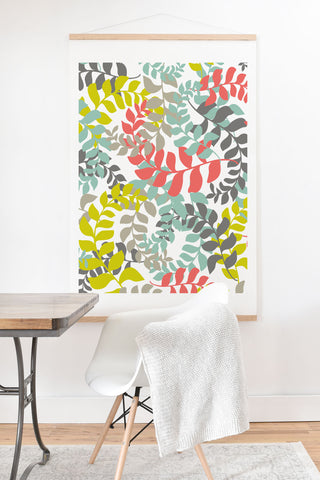 Heather Dutton Undertow Coral Art Print And Hanger