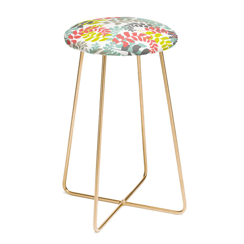 Heather Dutton Undertow Coral Counter Stool