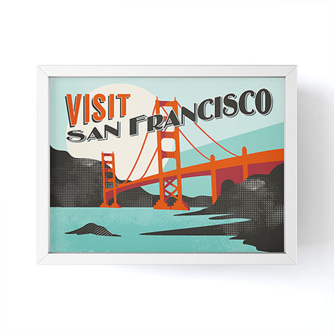 Heather Dutton Visit San Francisco Framed Mini Art Print