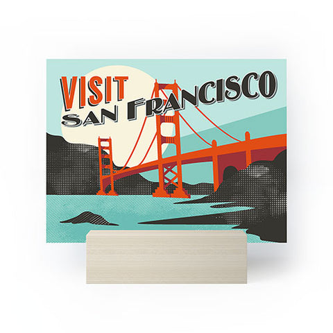Heather Dutton Visit San Francisco Mini Art Print