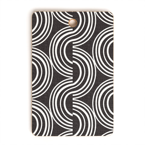Heather Dutton Wander Black and White Cutting Board Rectangle