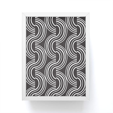 Heather Dutton Wander Black and White Framed Mini Art Print