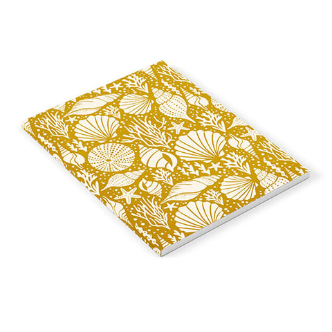 Heather Dutton Washed Ashore Gold Ivory Notebook