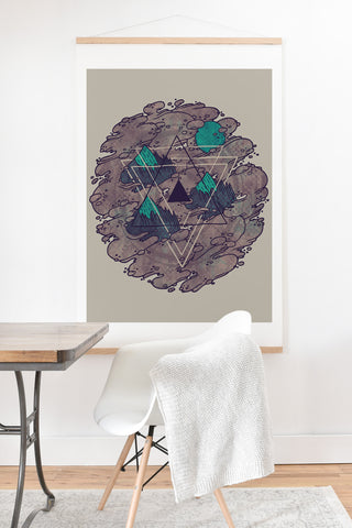 Hector Mansilla Amidst the Mist Art Print And Hanger