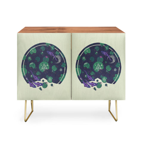 Hector Mansilla Amongst the Lilypads Credenza