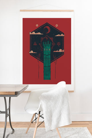 Hector Mansilla The Tower Art Print And Hanger