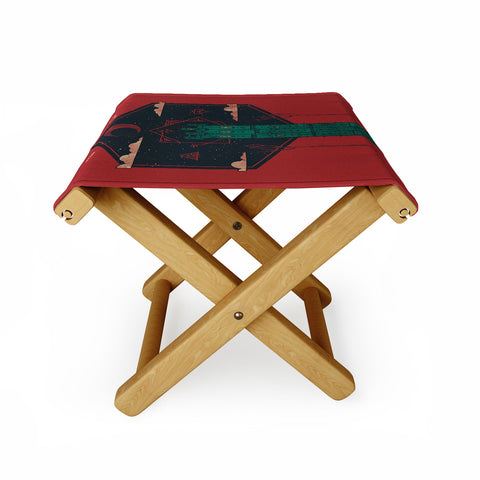 Hector Mansilla The Tower Folding Stool