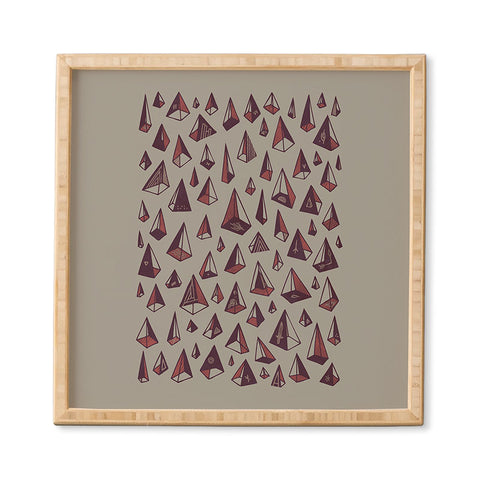 Hector Mansilla Triangles Are My Favorite Shape Framed Wall Art
